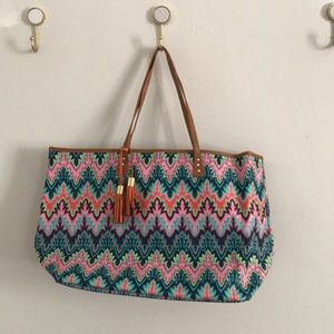 Never used, colorful tote bag!